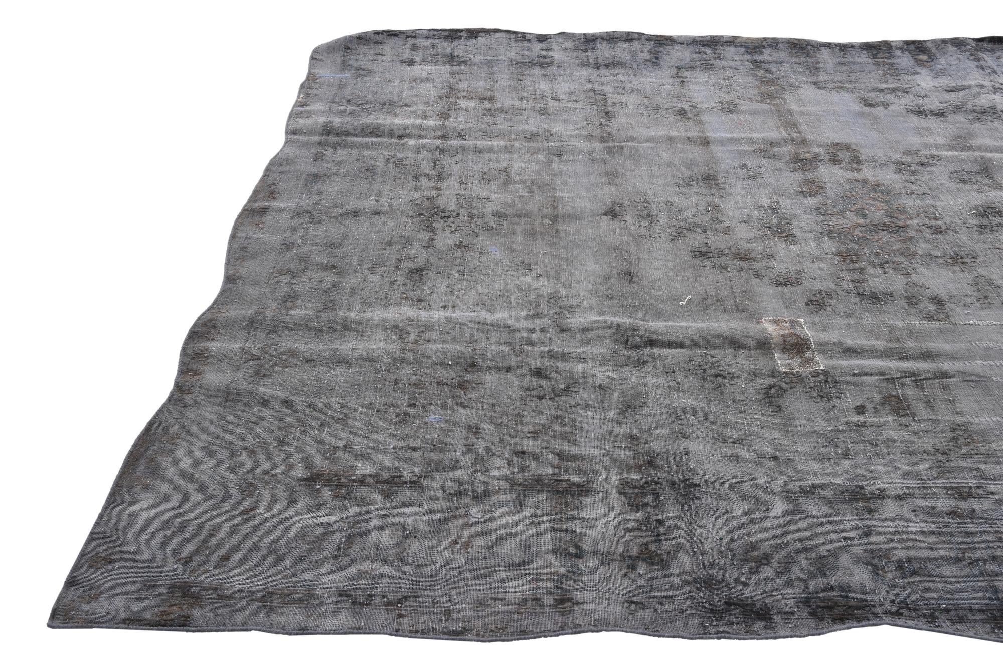 7' 9 x 10' 3 Hand Knotted Ultra Vintage Persian Wool Rug