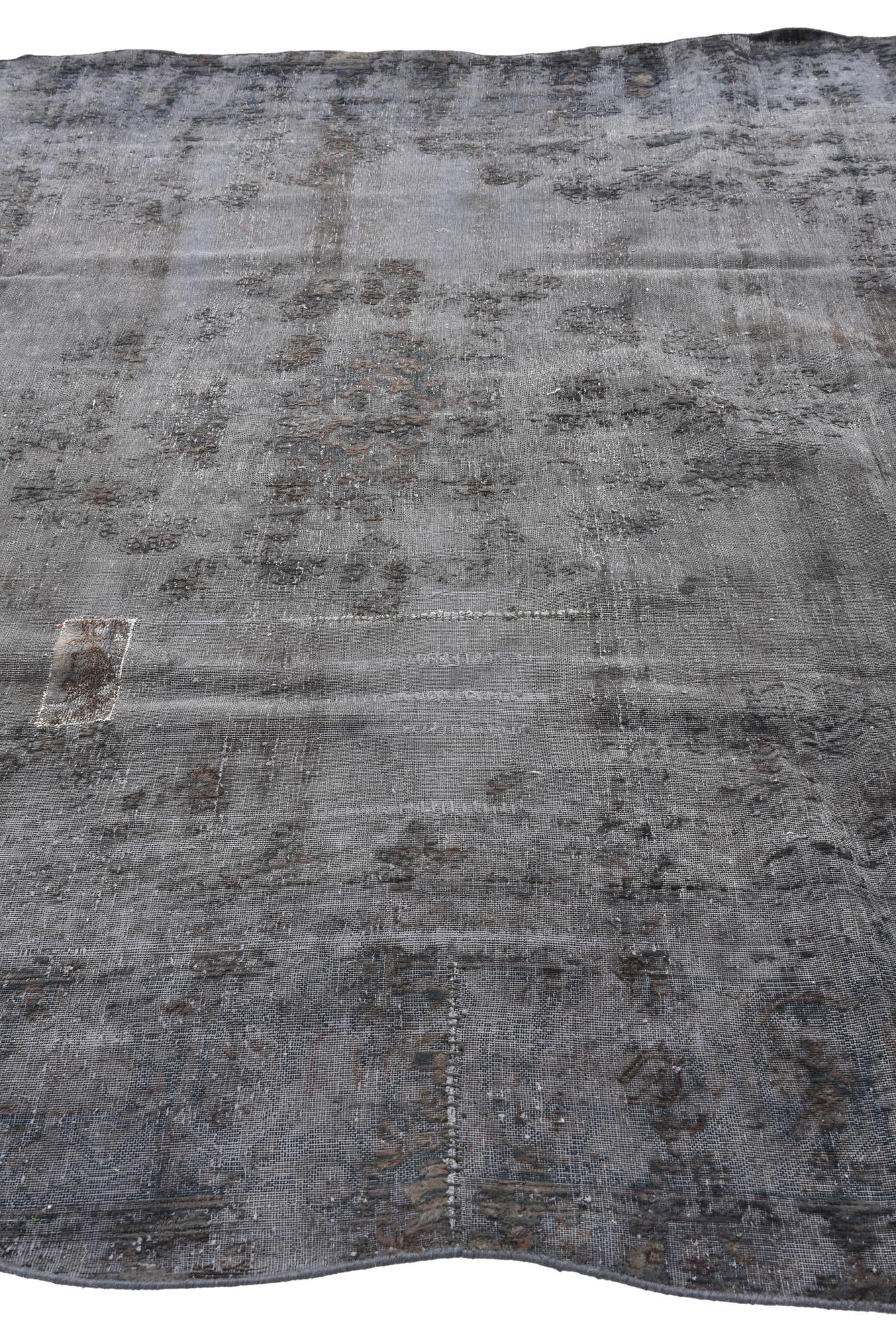 7' 9 x 10' 3 Hand Knotted Ultra Vintage Persian Wool Rug