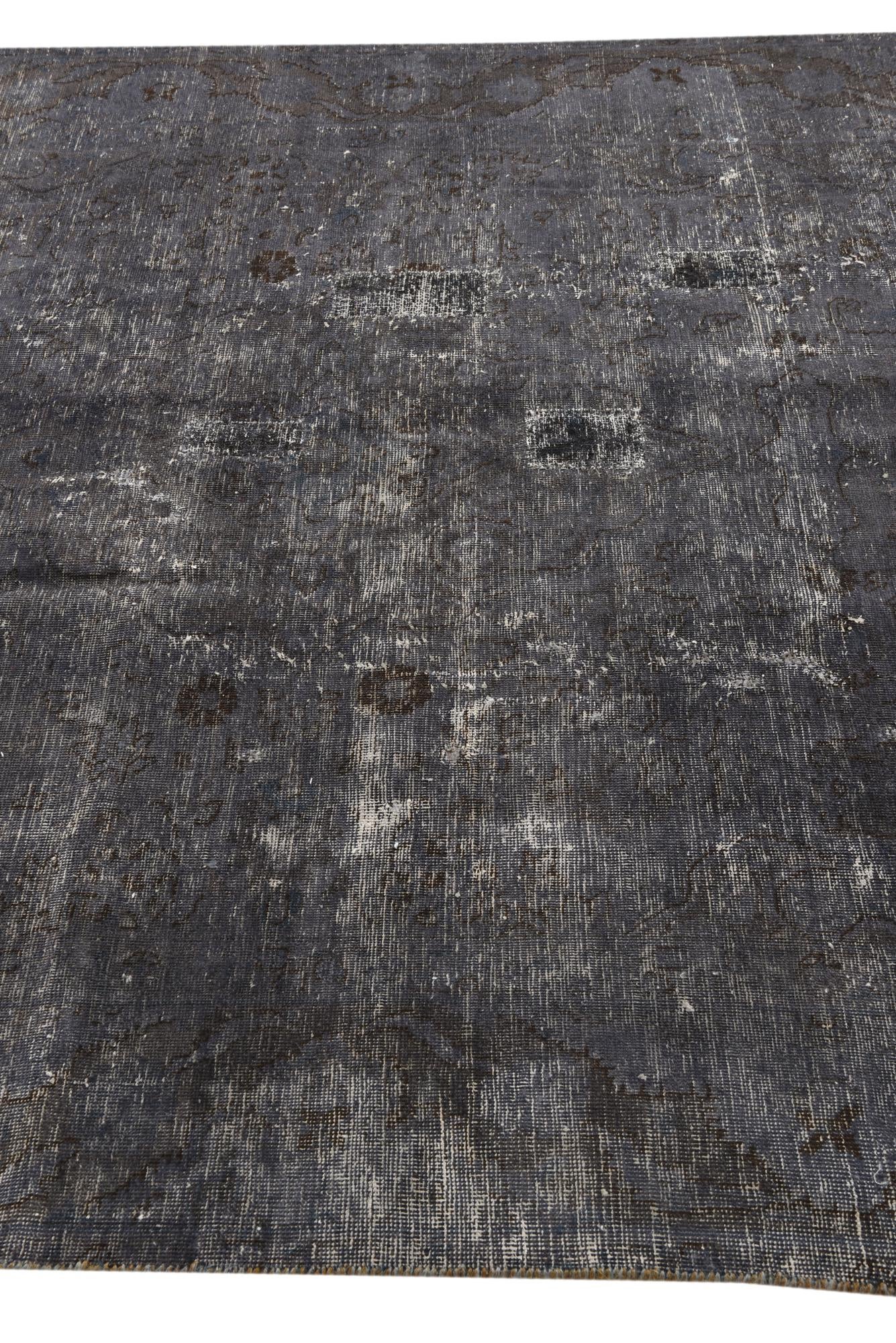 6' 1 x 8' 8 Hand Knotted Ultra Vintage Persian Wool Rug