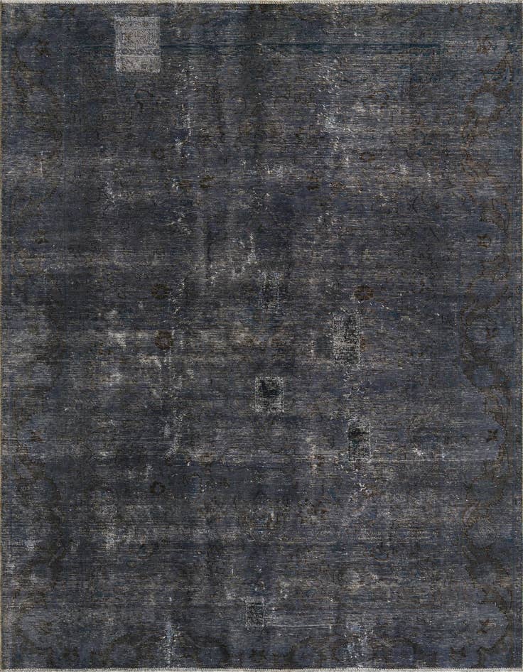 Detail image of 6' 1 x 8' 8 Hand Knotted Ultra Vintage Persian Wool Rug