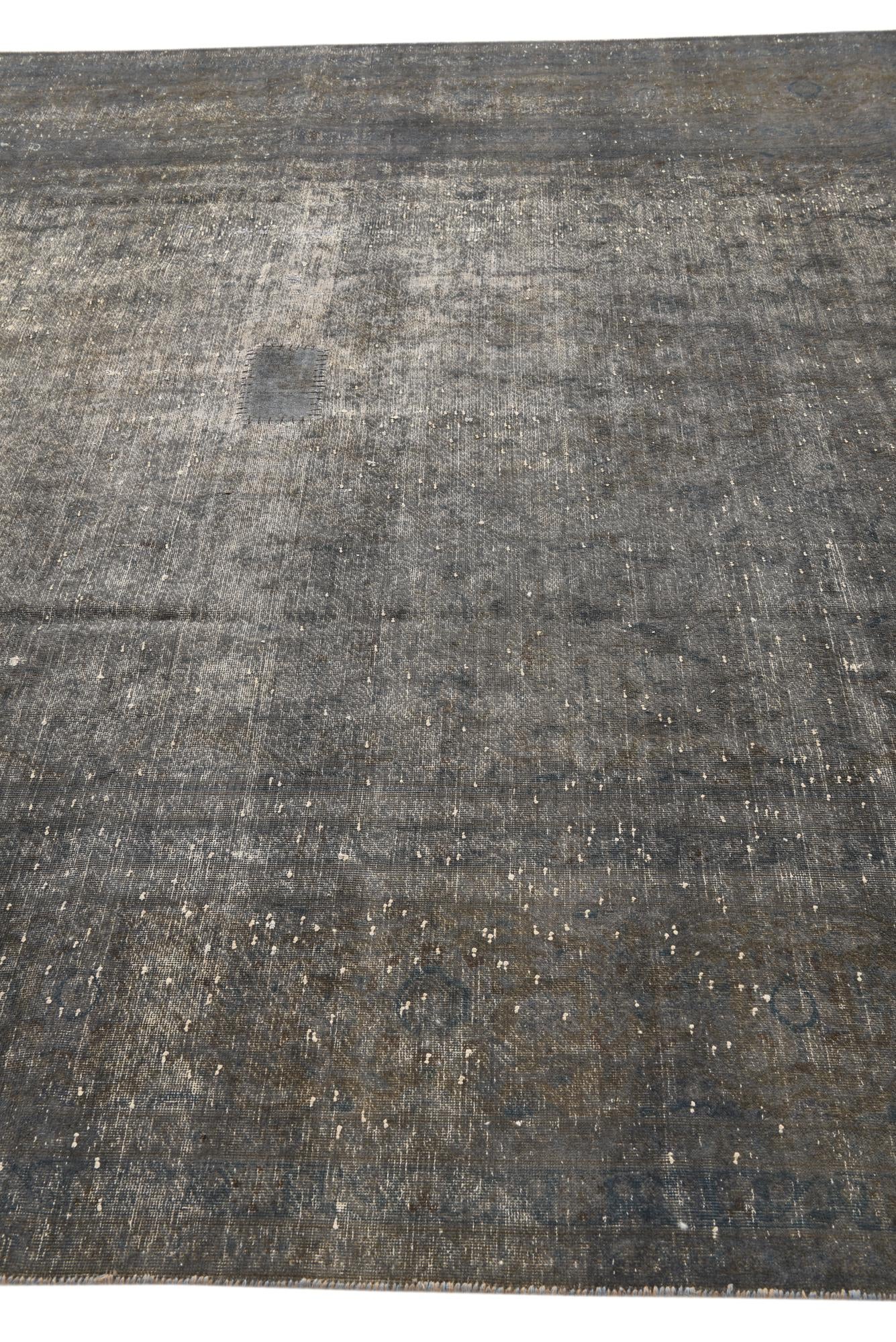 8' 10 x 12' 3 Hand Knotted Ultra Vintage Persian Wool Rug