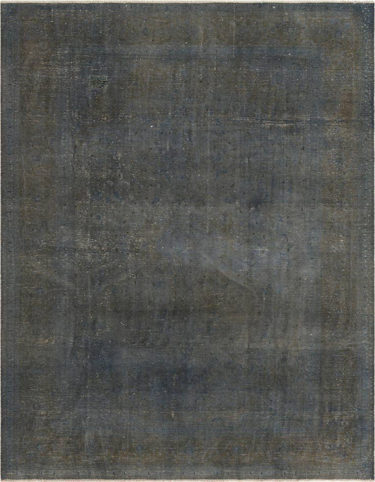 Detail image of 8' x 10' 9 Hand Knotted Ultra Vintage Persian Wool Rug