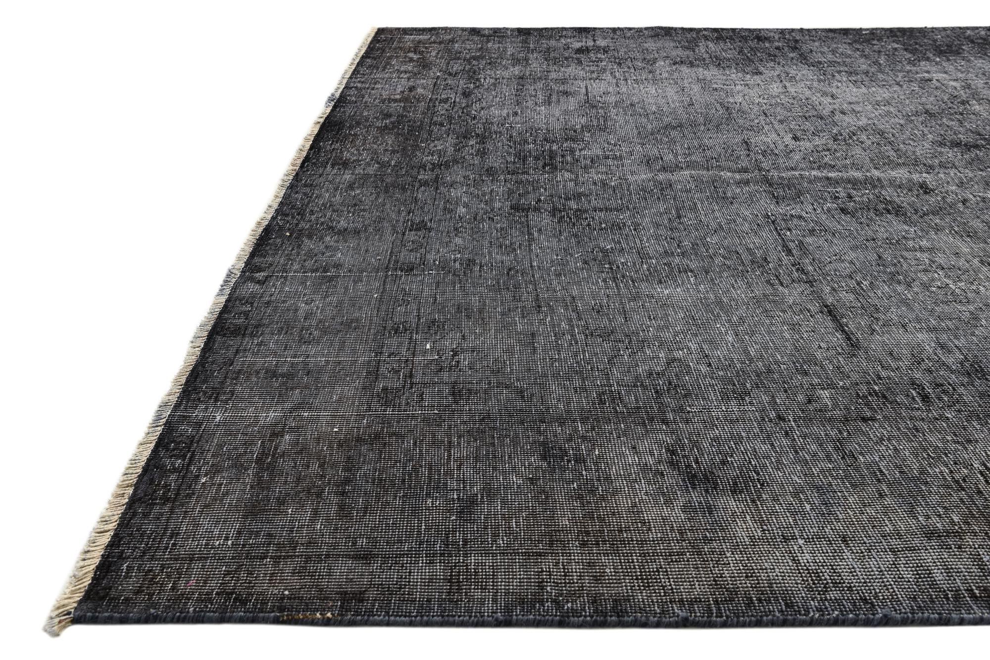 6' 4 x 9' 1 Hand Knotted Ultra Vintage Persian Wool Rug