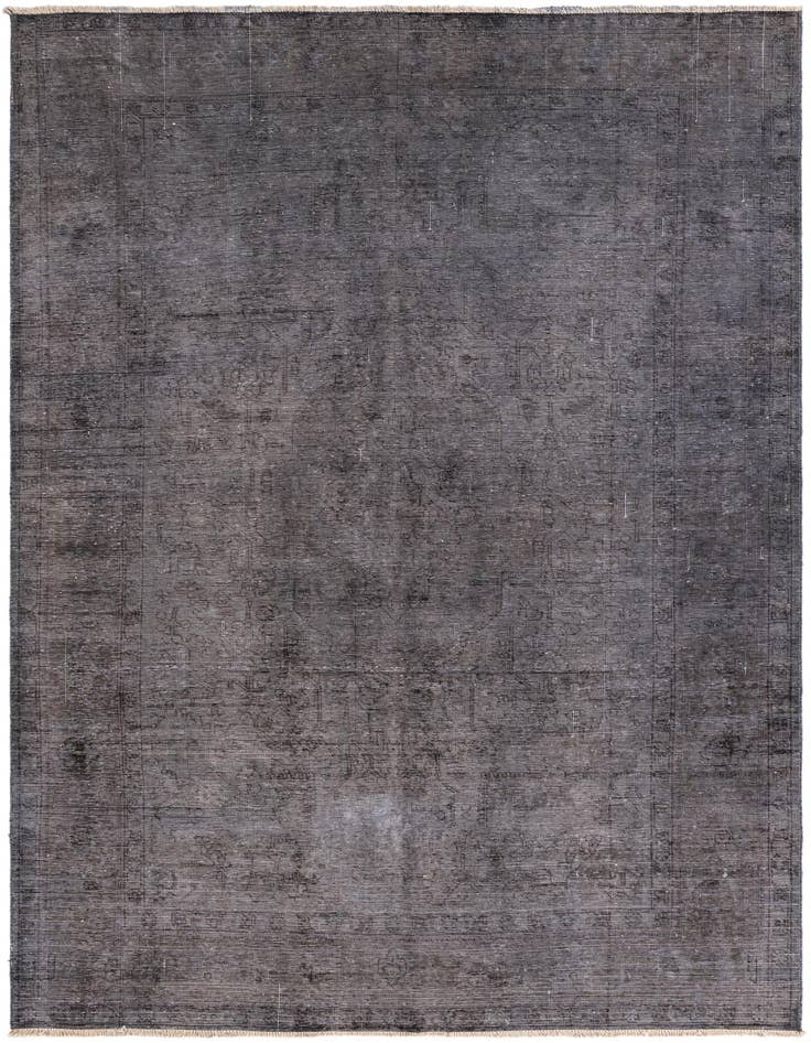 Detail image of 6' 4 x 9' 1 Hand Knotted Ultra Vintage Persian Wool Rug