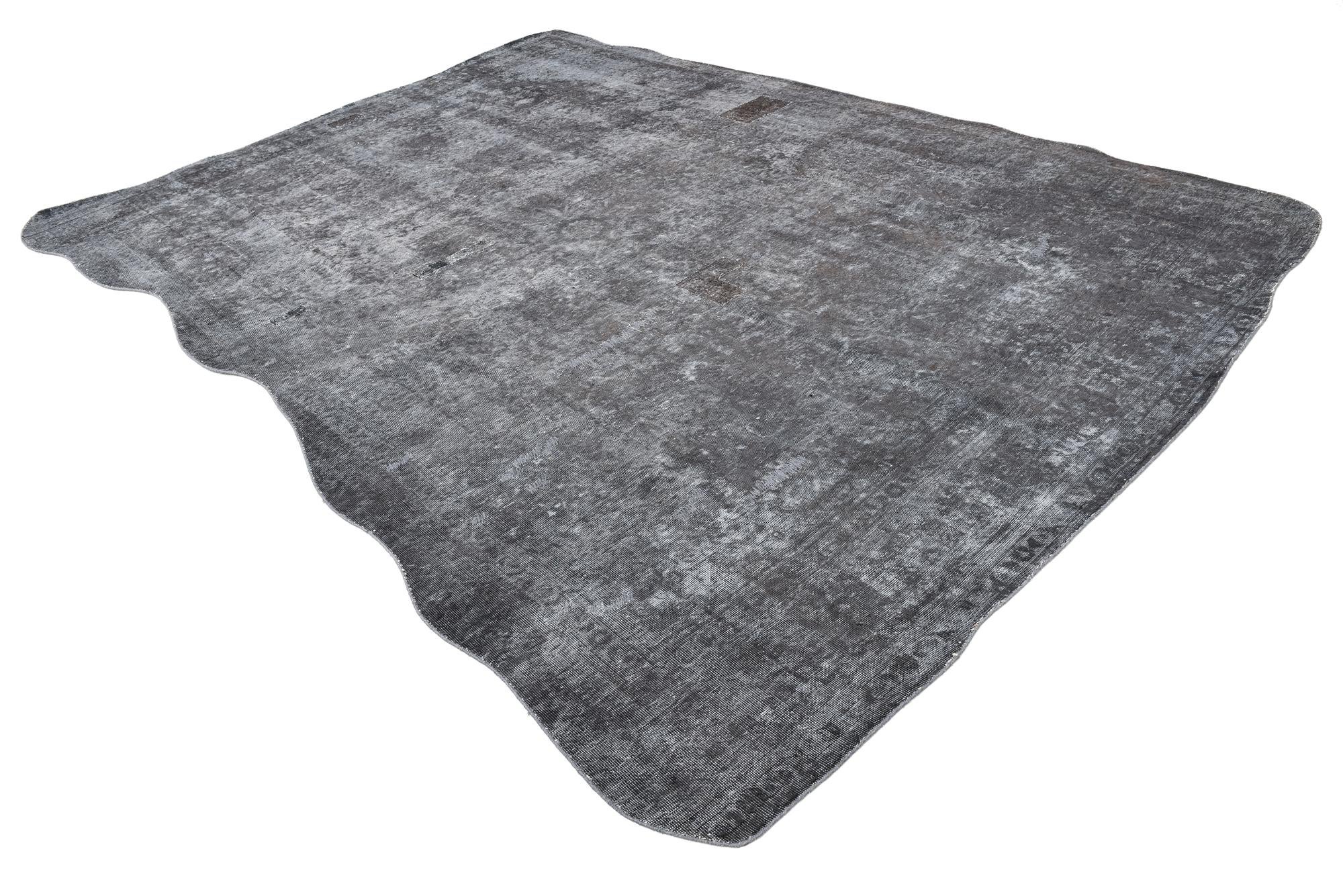 8' 8 x 12' 5 Hand Knotted Ultra Vintage Persian Wool Rug