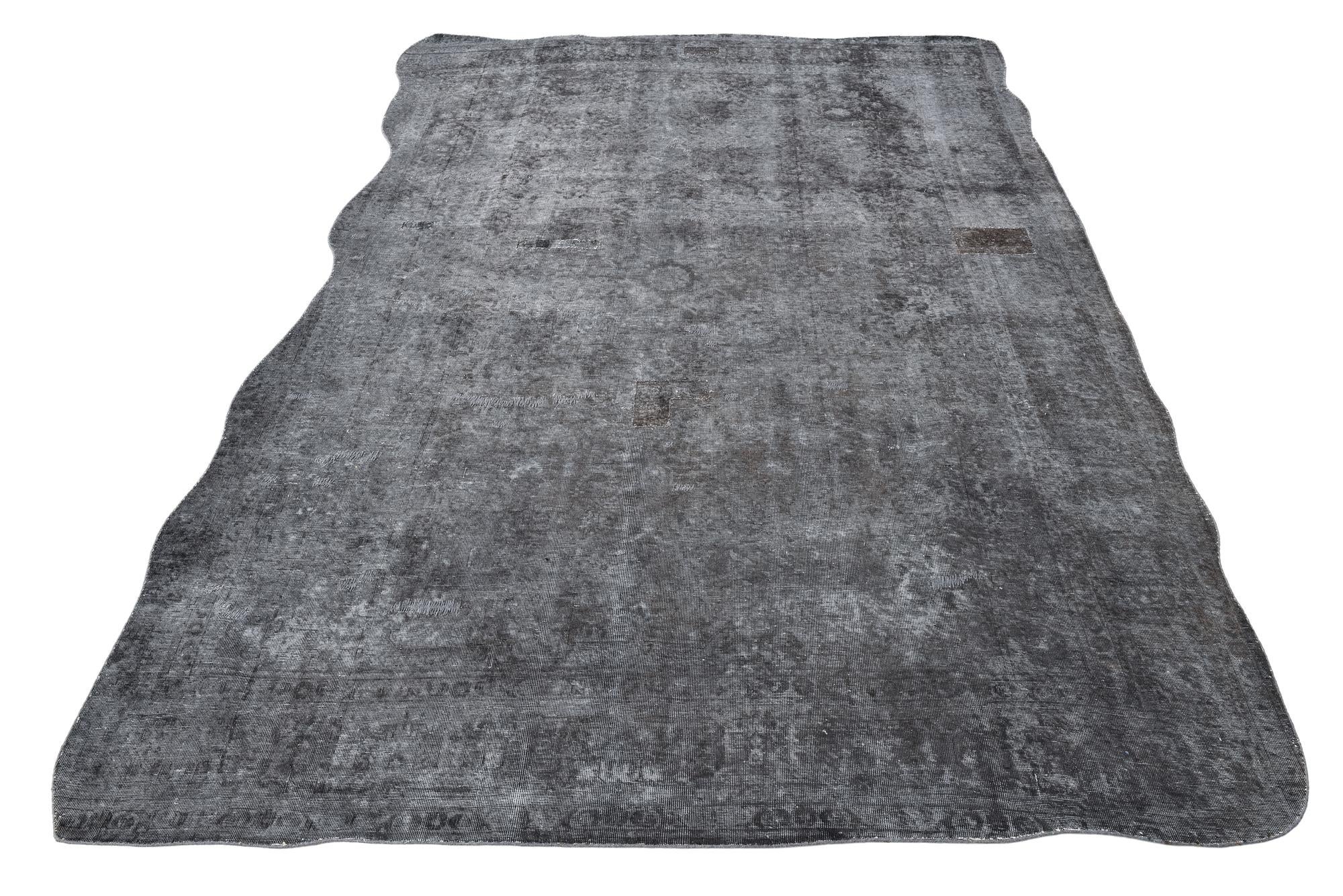 8' 8 x 12' 5 Hand Knotted Ultra Vintage Persian Wool Rug