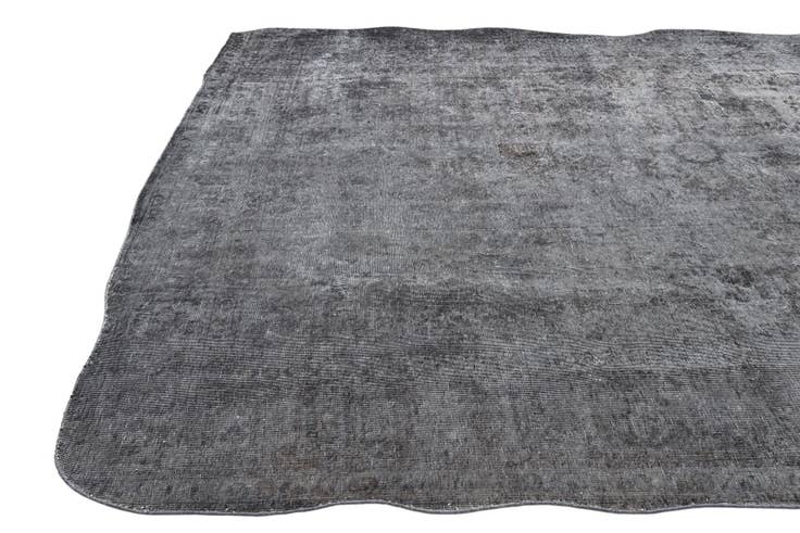 Detail image of 8' 8 x 12' 5 Hand Knotted Ultra Vintage Persian Wool Rug