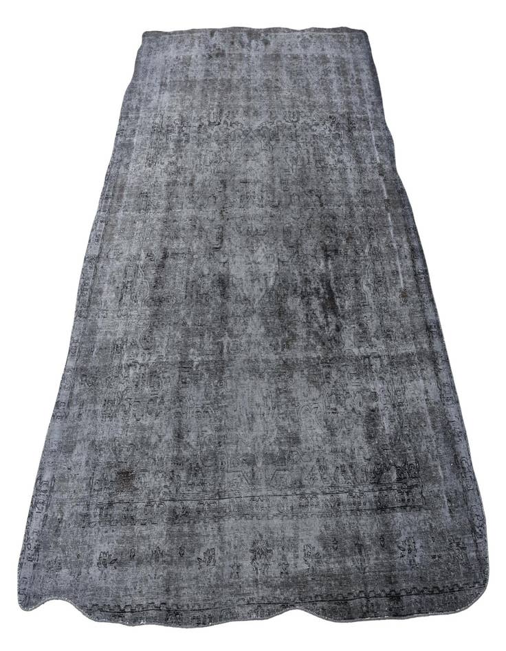 Detail image of 9' 6 x 12' 9  Hand Knotted Ultra Vintage Persian Wool Rug