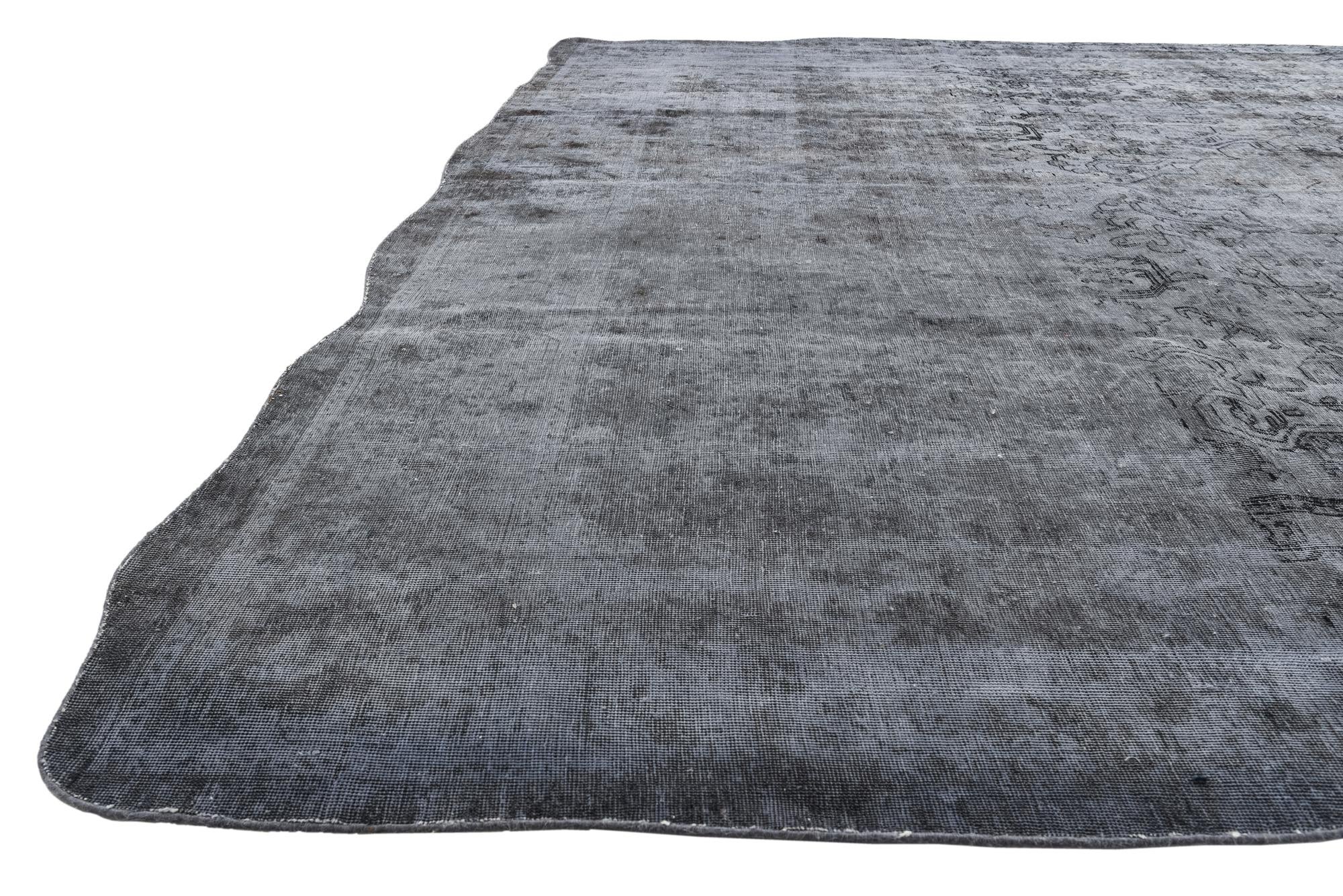 9' 6 x 12' 9 Hand Knotted Ultra Vintage Persian Wool Rug