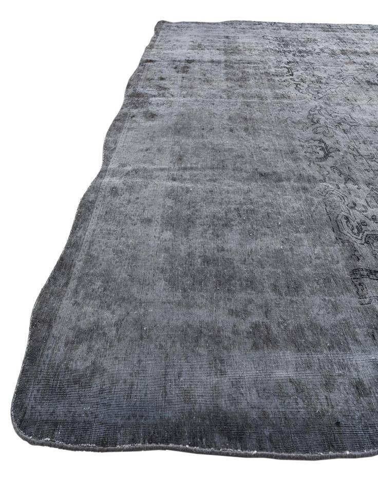 Detail image of 9' 6 x 12' 9  Hand Knotted Ultra Vintage Persian Wool Rug