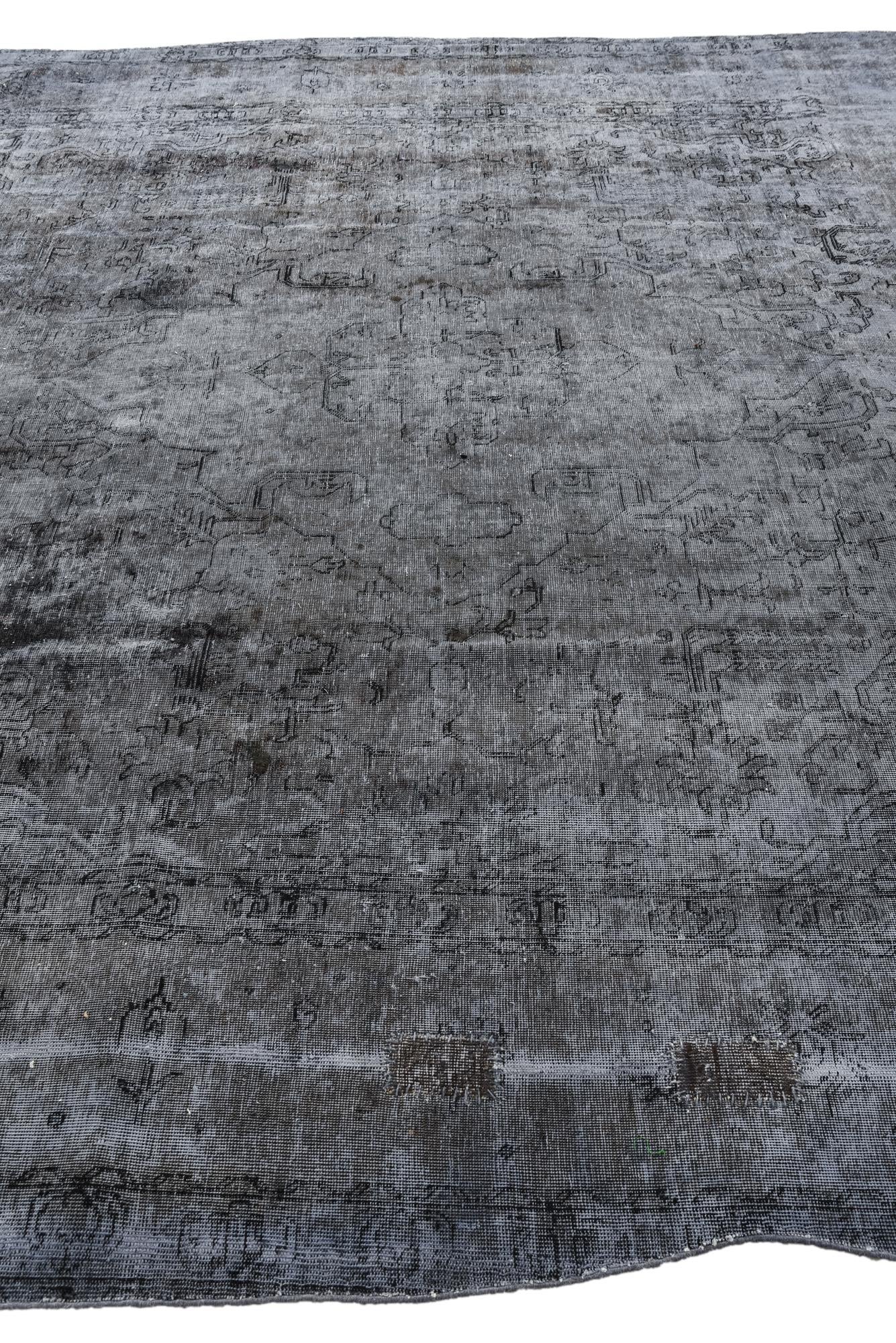 9' 6 x 12' 9 Hand Knotted Ultra Vintage Persian Wool Rug