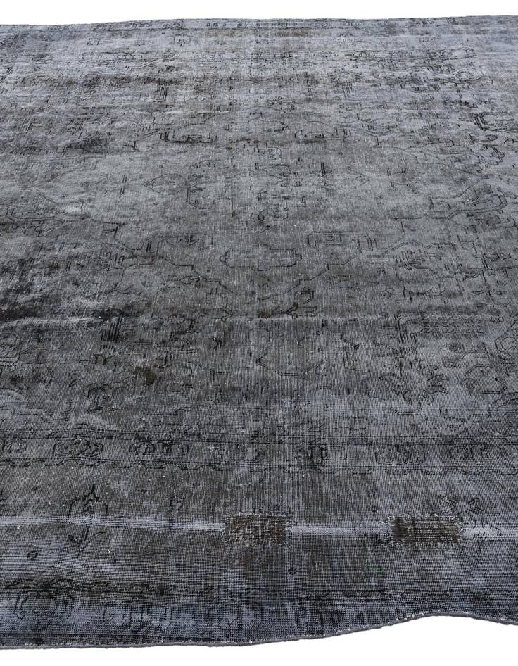 Detail image of 9' 6 x 12' 9  Hand Knotted Ultra Vintage Persian Wool Rug