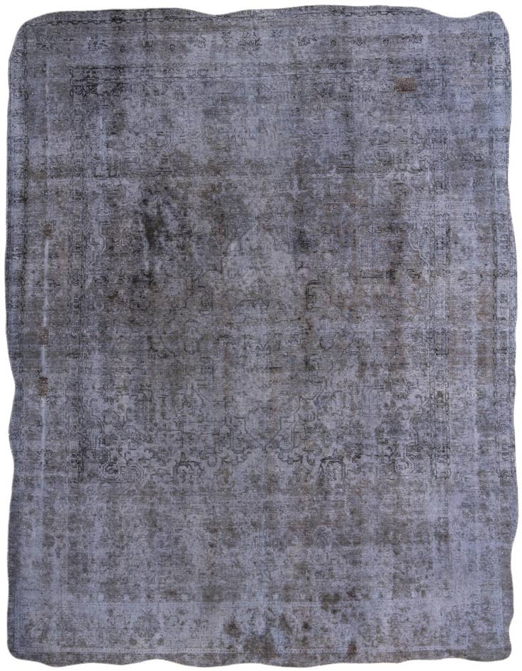 Detail image of 9' 6 x 12' 9 Hand Knotted Ultra Vintage Persian Wool Rug