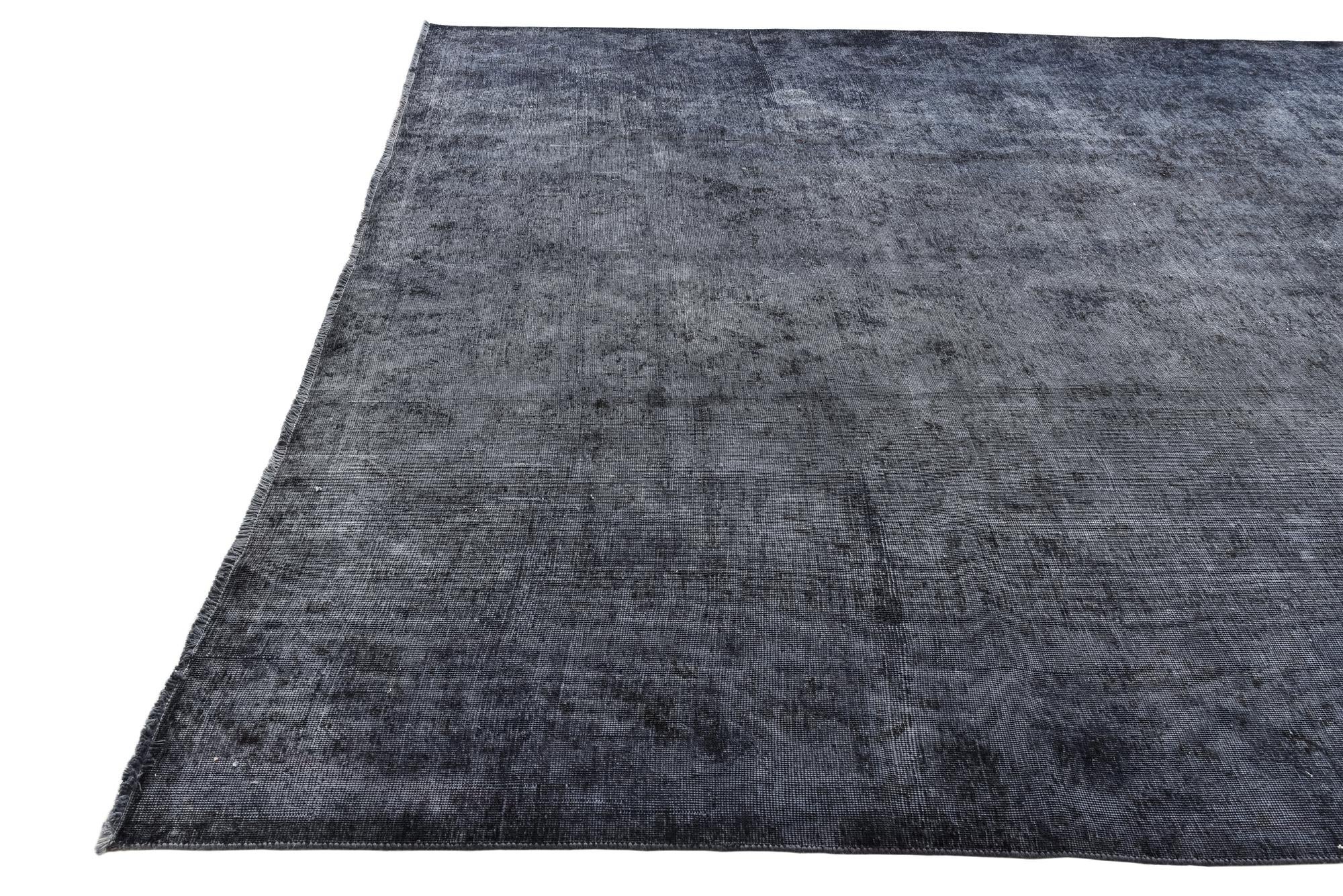 9' 9 x 12' 8 Hand Knotted Ultra Vintage Persian Wool Rug
