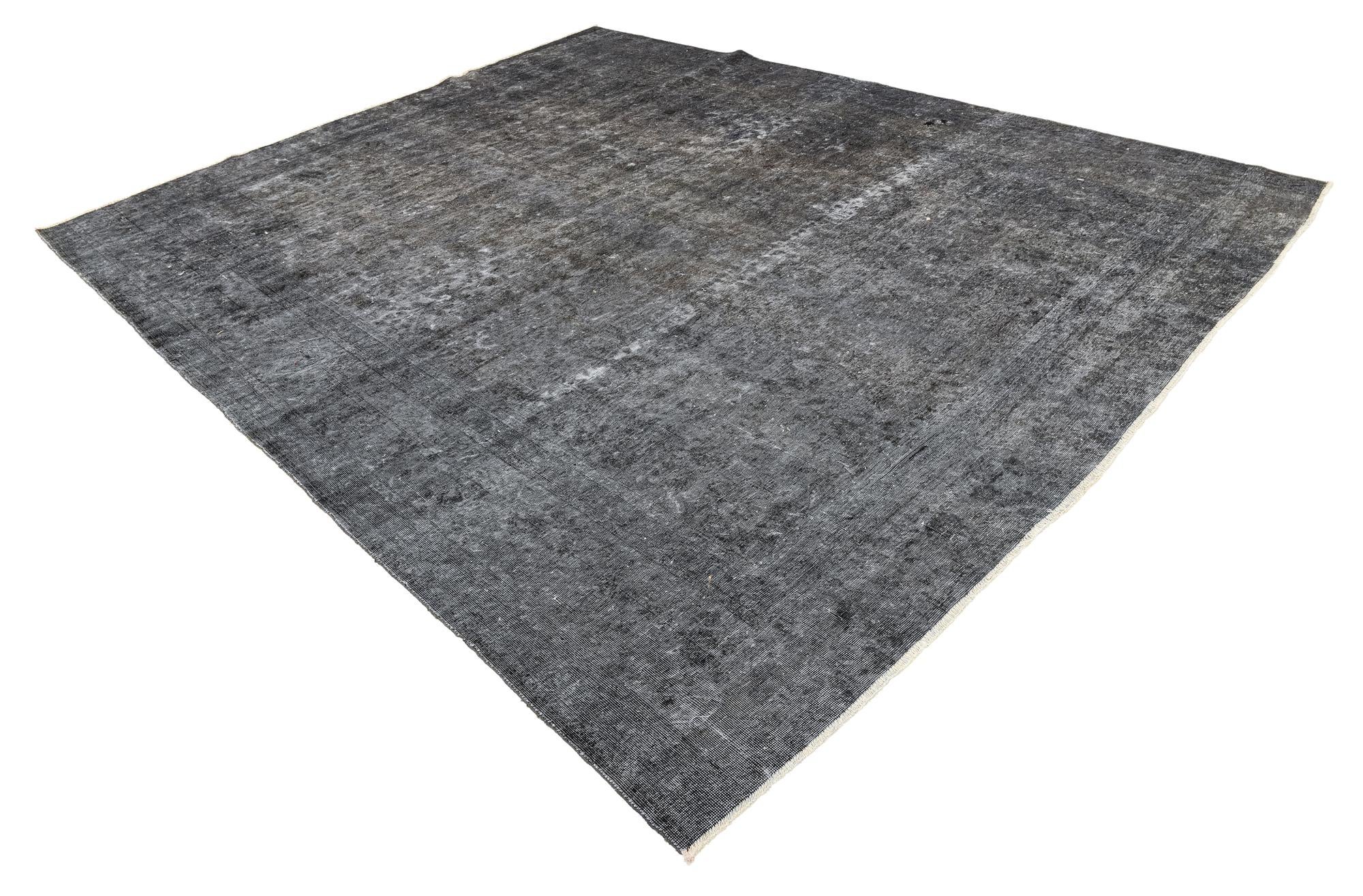 9' 10 x 12' Hand Knotted Ultra Vintage Persian Wool Rug