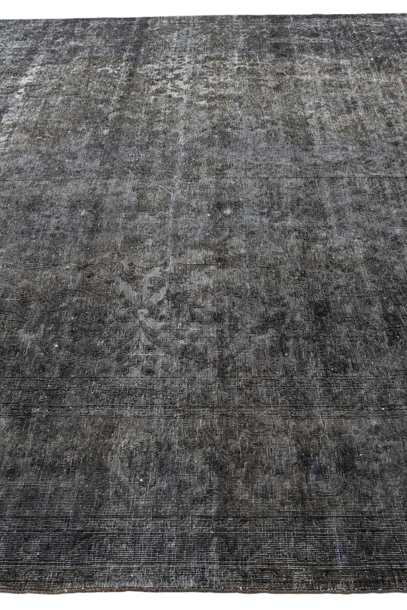 9' 10 x 12' Hand Knotted Ultra Vintage Persian Wool Rug
