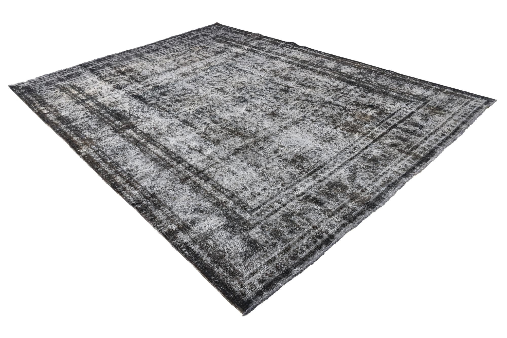 9' 6 x 12' 8 Hand Knotted Ultra Vintage Persian Wool Rug