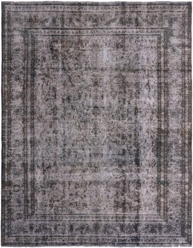 Detail image of 9' 6 x 12' 8 Hand Knotted Ultra Vintage Persian Wool Rug