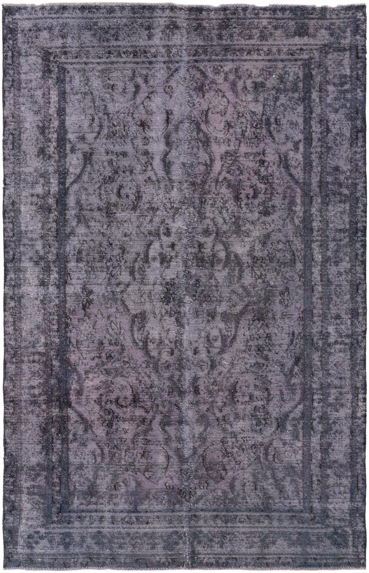 6' x 9' 2 Hand Knotted Ultra Vintage Persian Wool Rug