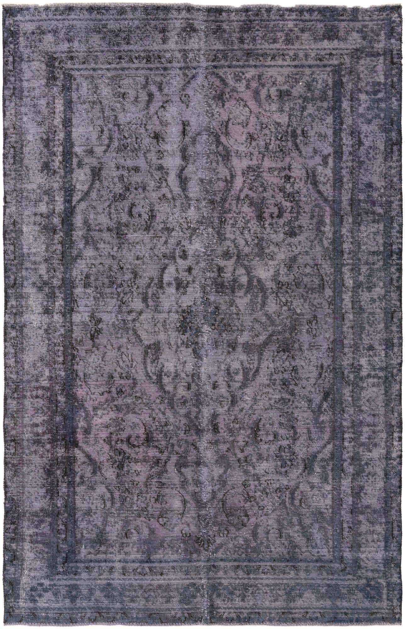 6' x 9' 2 Hand Knotted Ultra Vintage Persian Wool Rug