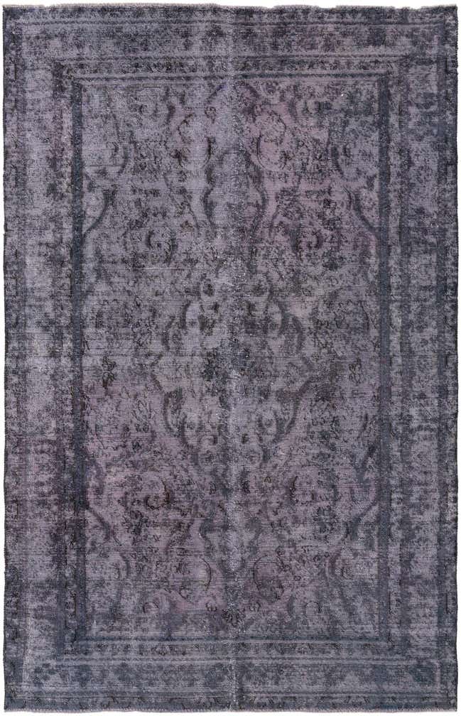 6' x 9' 2 Hand Knotted Ultra Vintage Persian Wool Rug