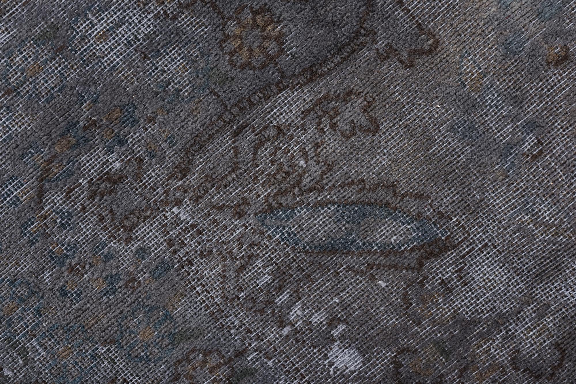 5' 2 x 9' 4 Hand Knotted Ultra Vintage Persian Wool Rug