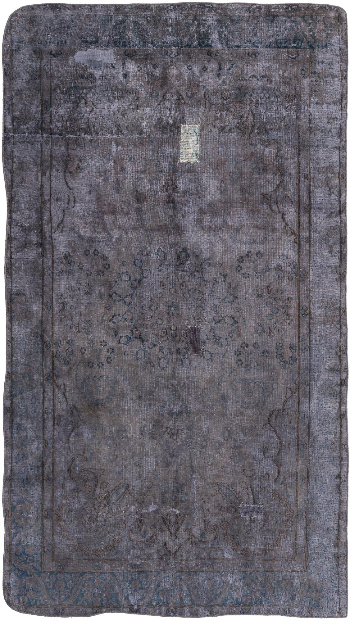 5' 2 x 9' 4 Hand Knotted Ultra Vintage Persian Wool Rug