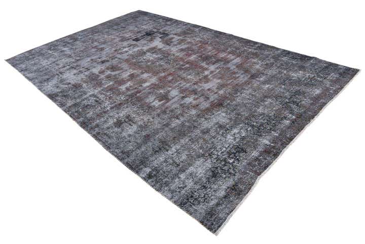 8' x 12' 8 Hand Knotted Ultra Vintage Persian Wool Rug