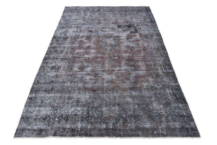 8' x 12' 8 Hand Knotted Ultra Vintage Persian Wool Rug