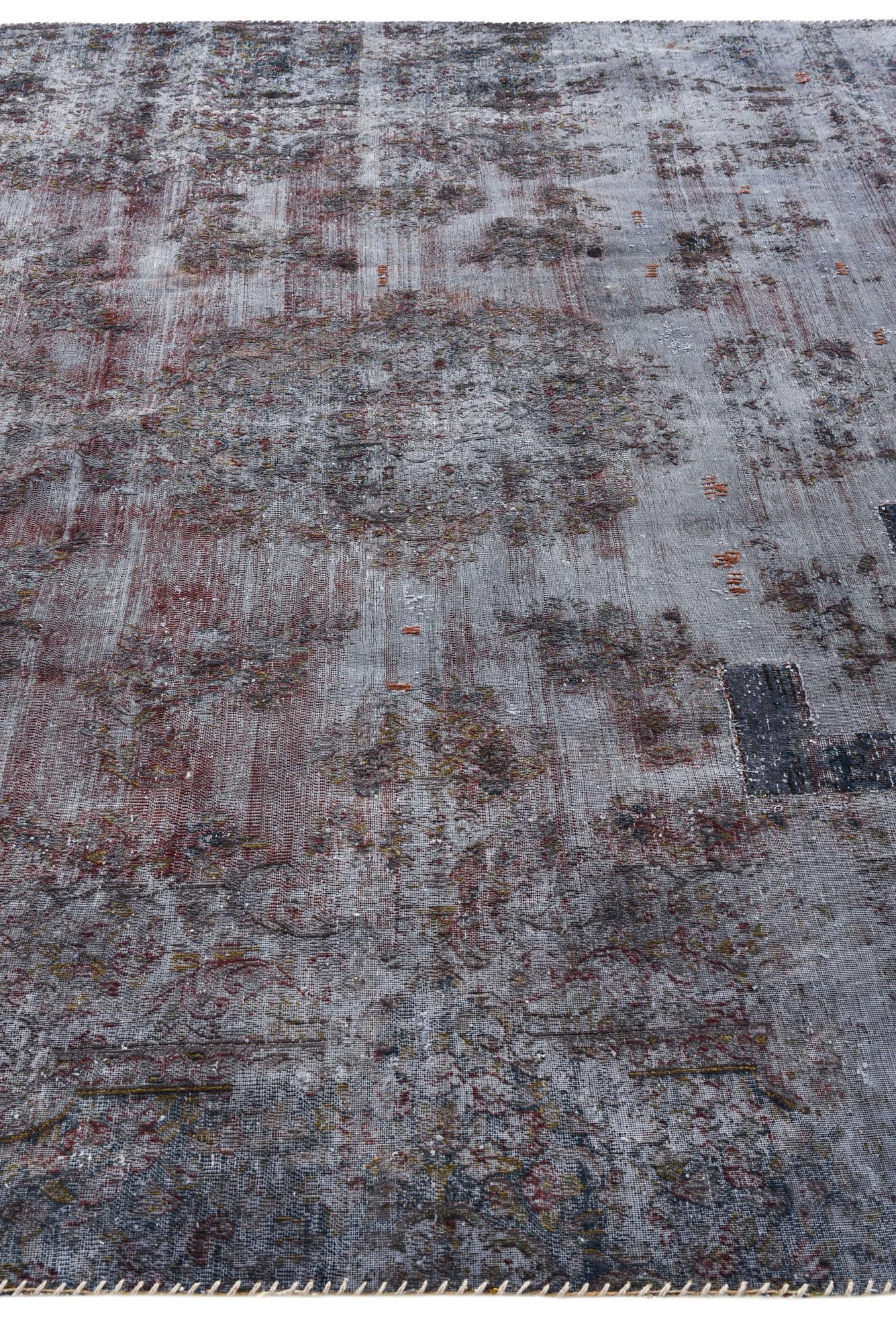 8' x 12' 8 Hand Knotted Ultra Vintage Persian Wool Rug