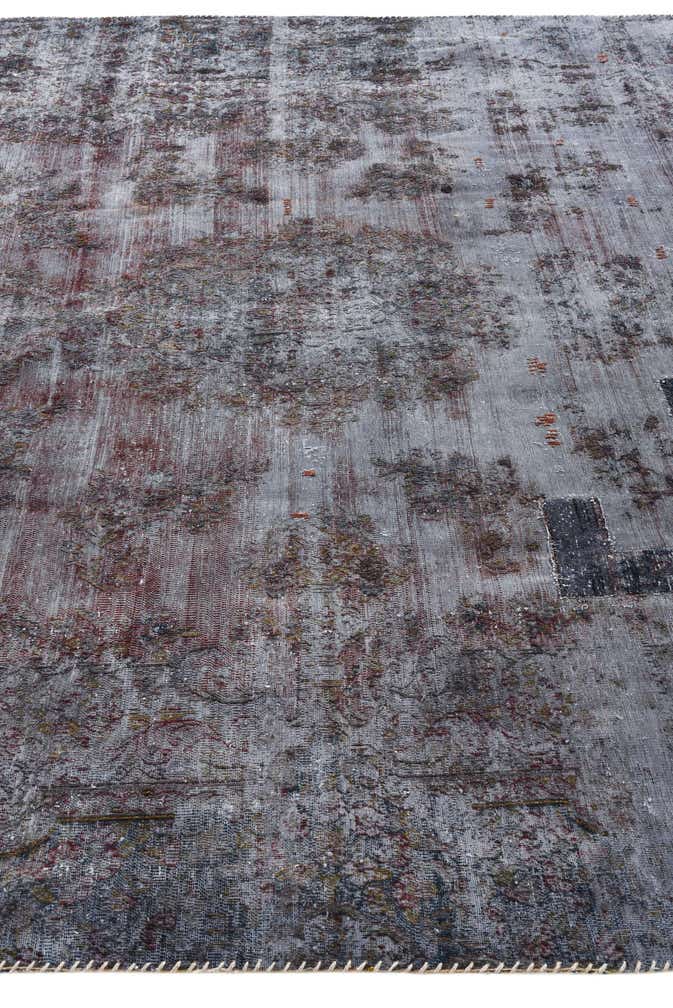 8' x 12' 8 Hand Knotted Ultra Vintage Persian Wool Rug