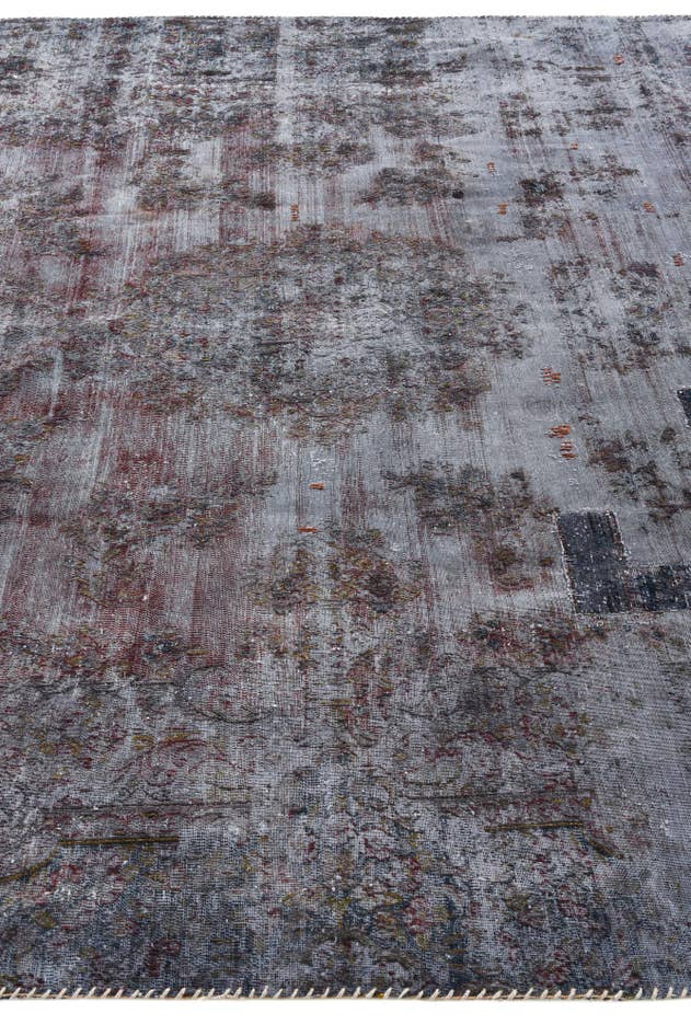 Detail image of 8' x 12' 8 Hand Knotted Ultra Vintage Persian Wool Rug