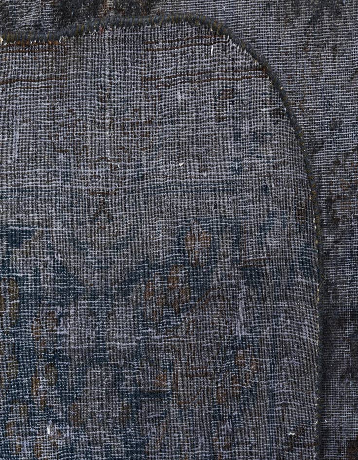 Detail image of 8' 8 x 12'  Hand Knotted Ultra Vintage Persian Wool Rug