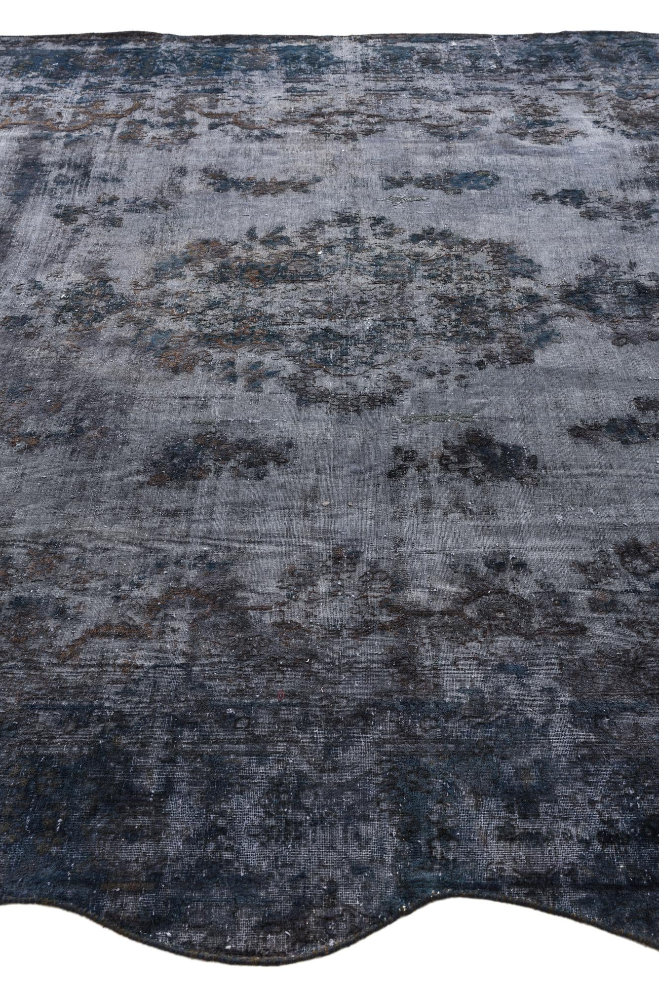8' 8 x 12' Hand Knotted Ultra Vintage Persian Wool Rug