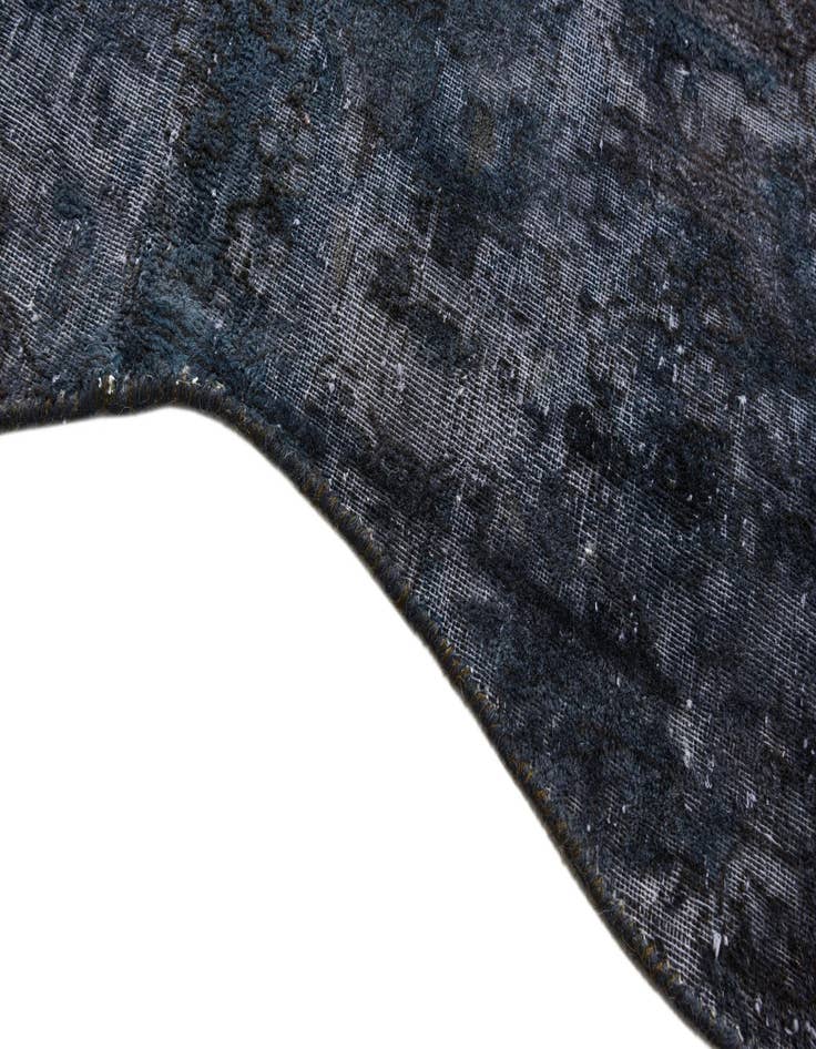 Detail image of 8' 8 x 12'  Hand Knotted Ultra Vintage Persian Wool Rug