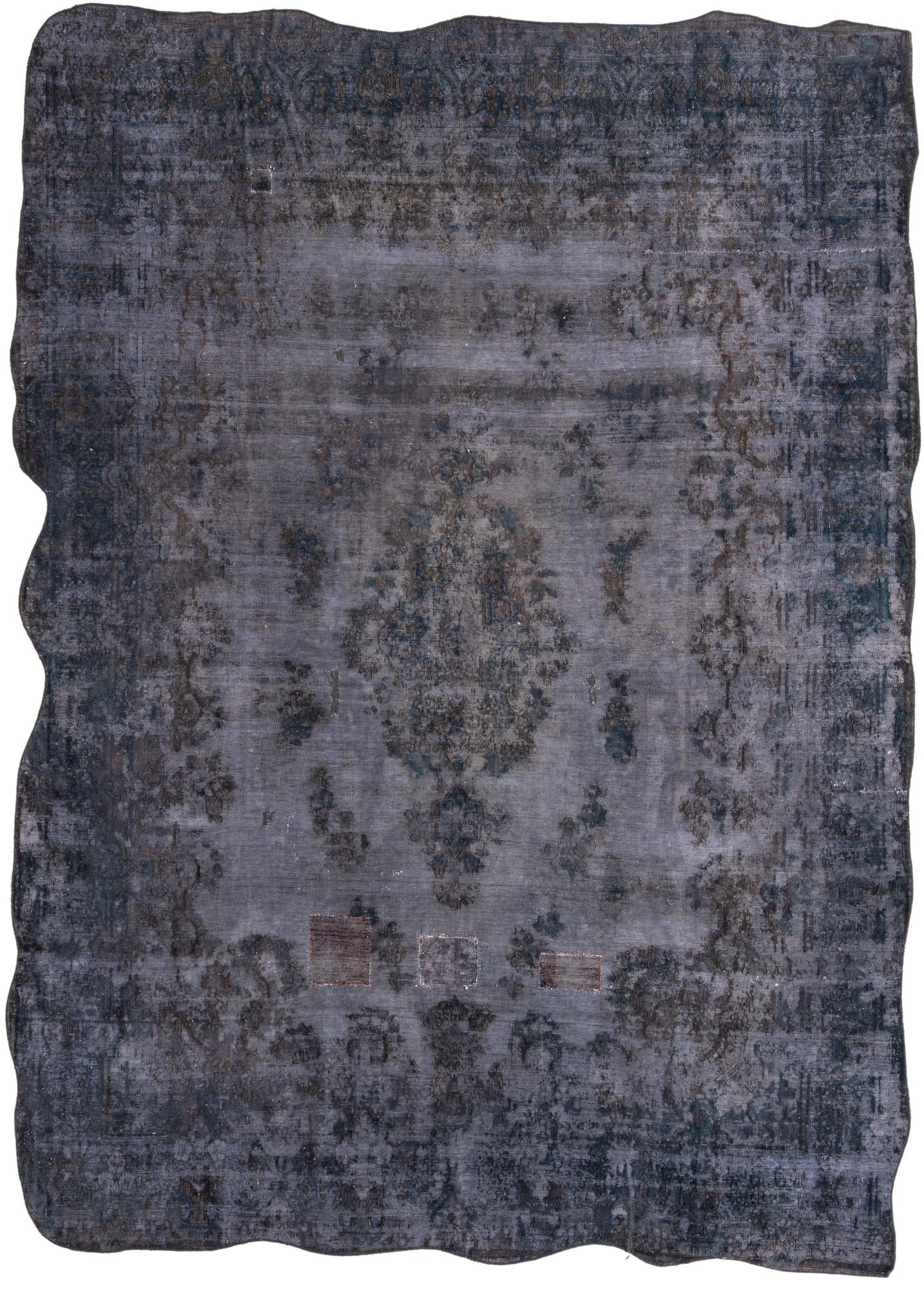 8' 8 x 12' Hand Knotted Ultra Vintage Persian Wool Rug