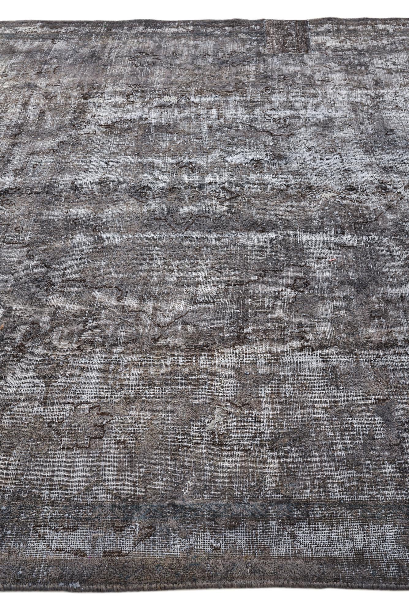 7' 4 x 9' 7 Hand Knotted Ultra Vintage Persian Wool Rug