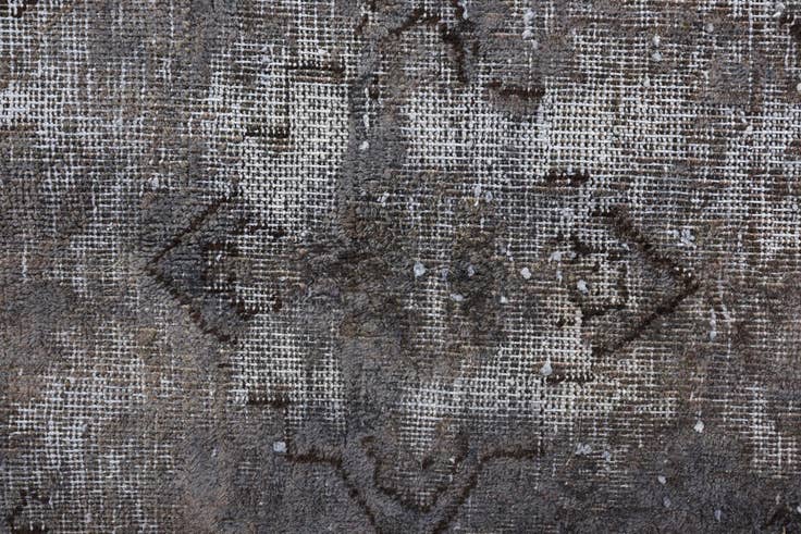 Detail image of 7' 4 x 9' 7 Hand Knotted Ultra Vintage Persian Wool Rug
