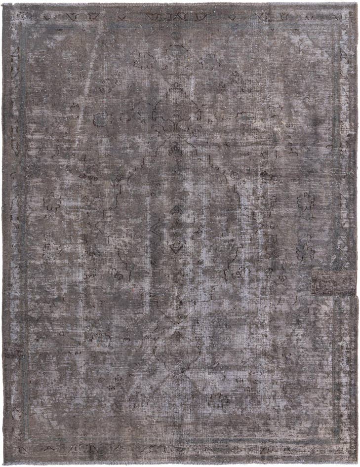Detail image of 7' 4 x 9' 7 Hand Knotted Ultra Vintage Persian Wool Rug