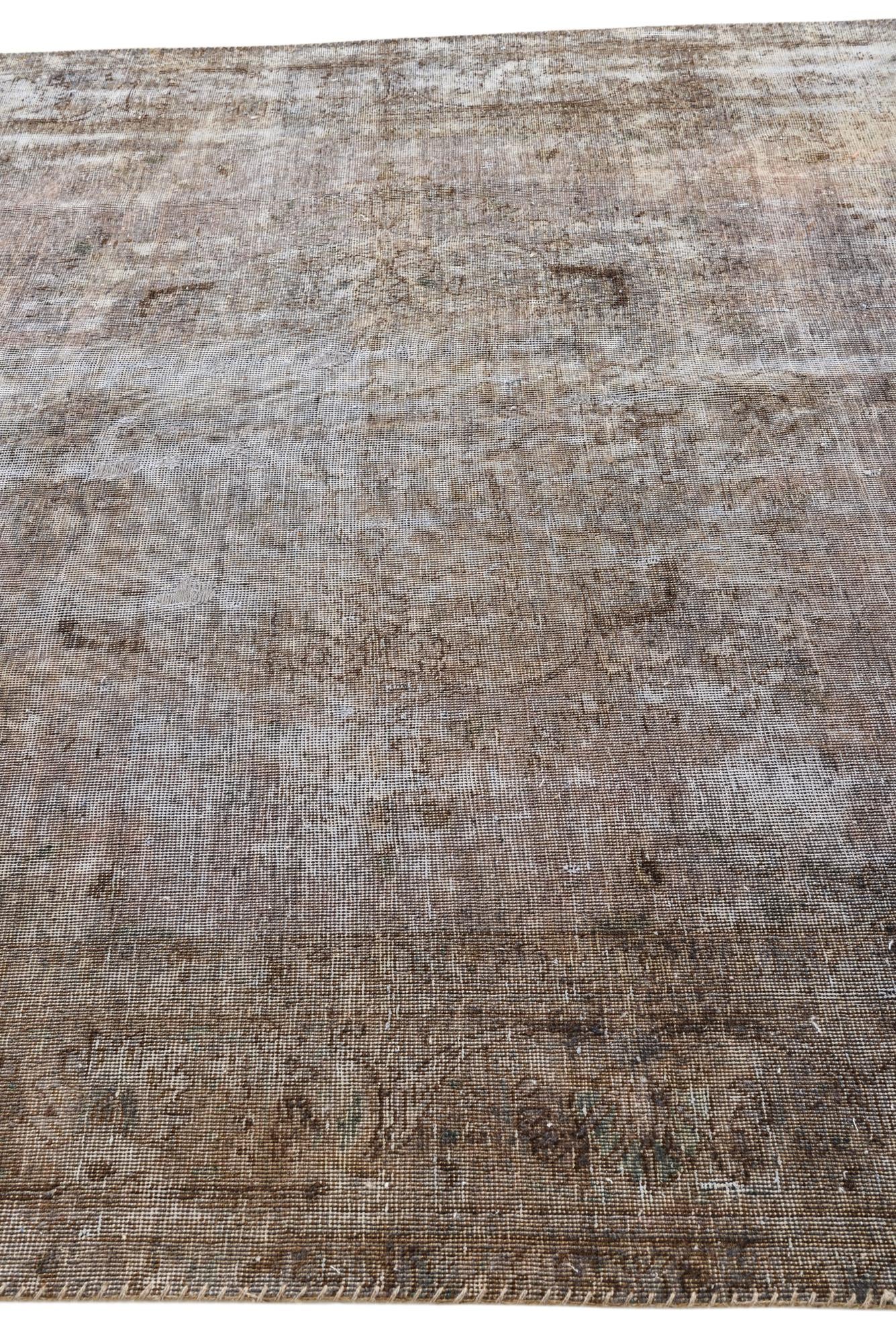7' 8 x 11' 2 Hand Knotted Ultra Vintage Persian Wool Rug