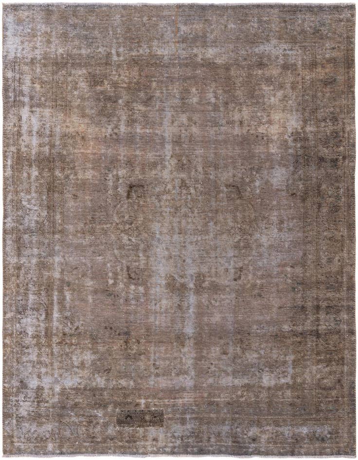 Detail image of 7' 8 x 11' 2 Hand Knotted Ultra Vintage Persian Wool Rug