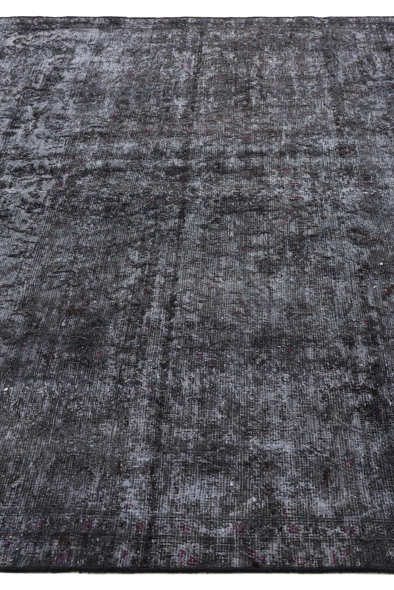 7' x 10' 6 Hand Knotted Ultra Vintage Persian Wool Rug