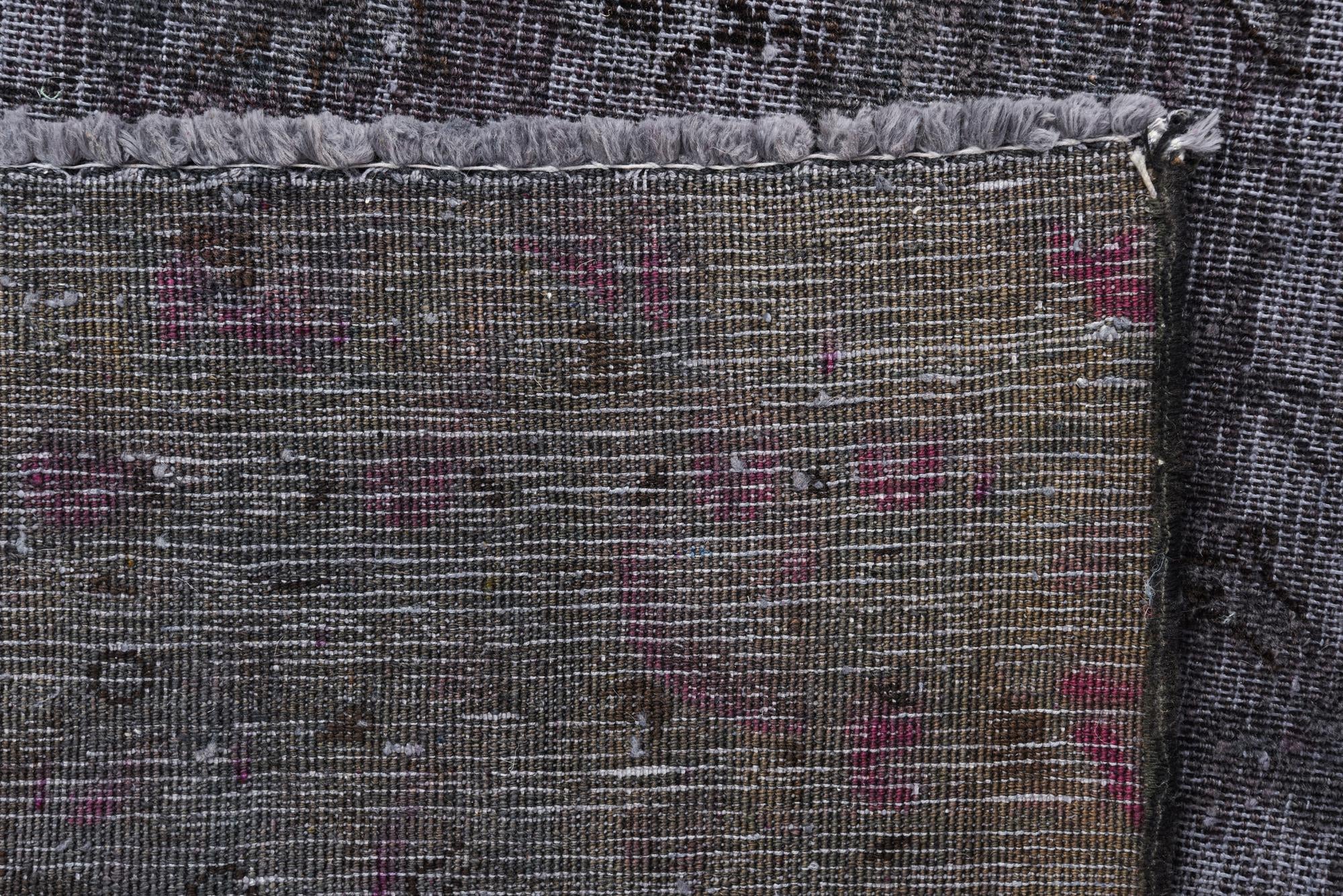 7' x 10' 6 Hand Knotted Ultra Vintage Persian Wool Rug