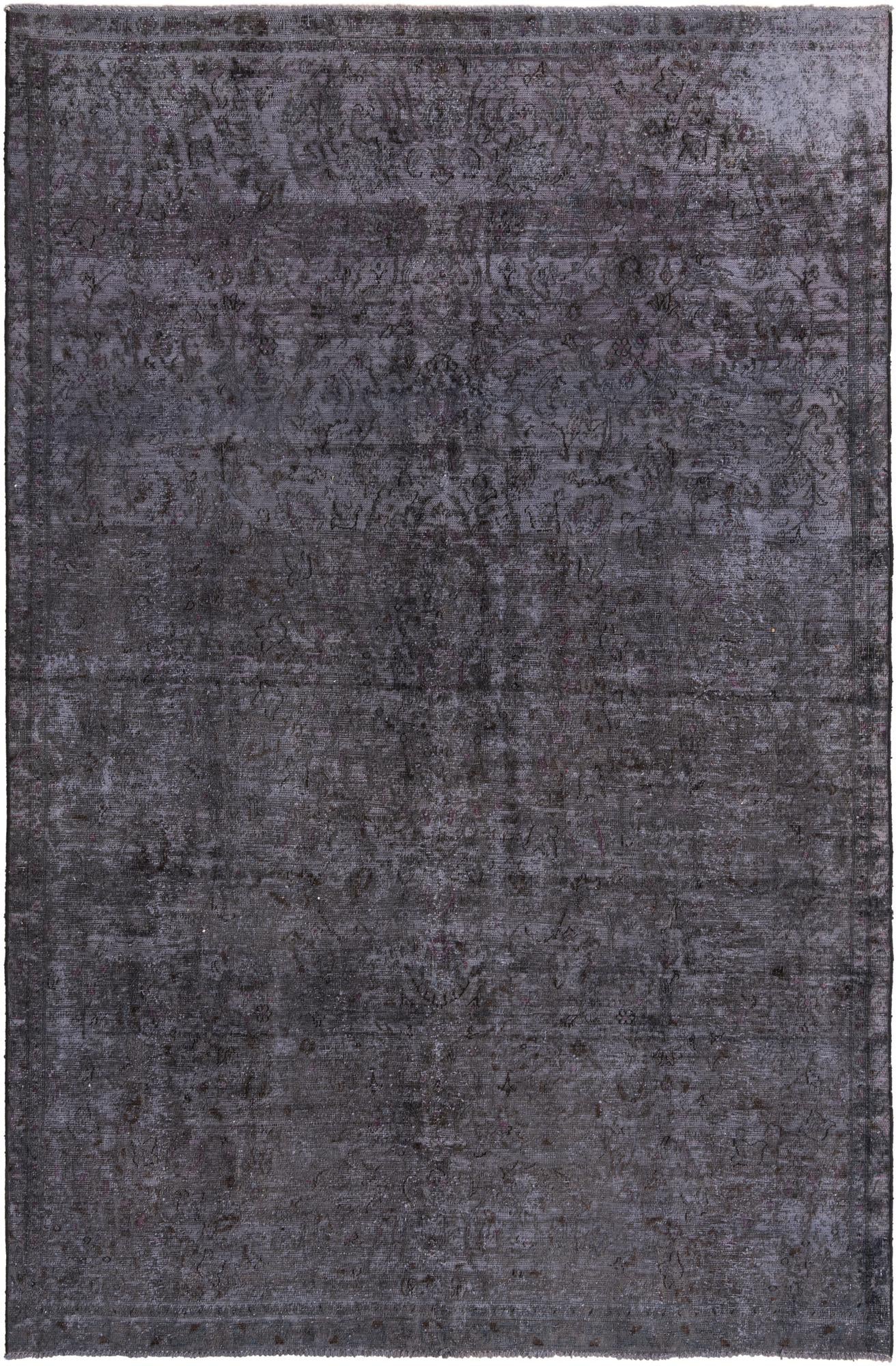 7' x 10' 6 Hand Knotted Ultra Vintage Persian Wool Rug