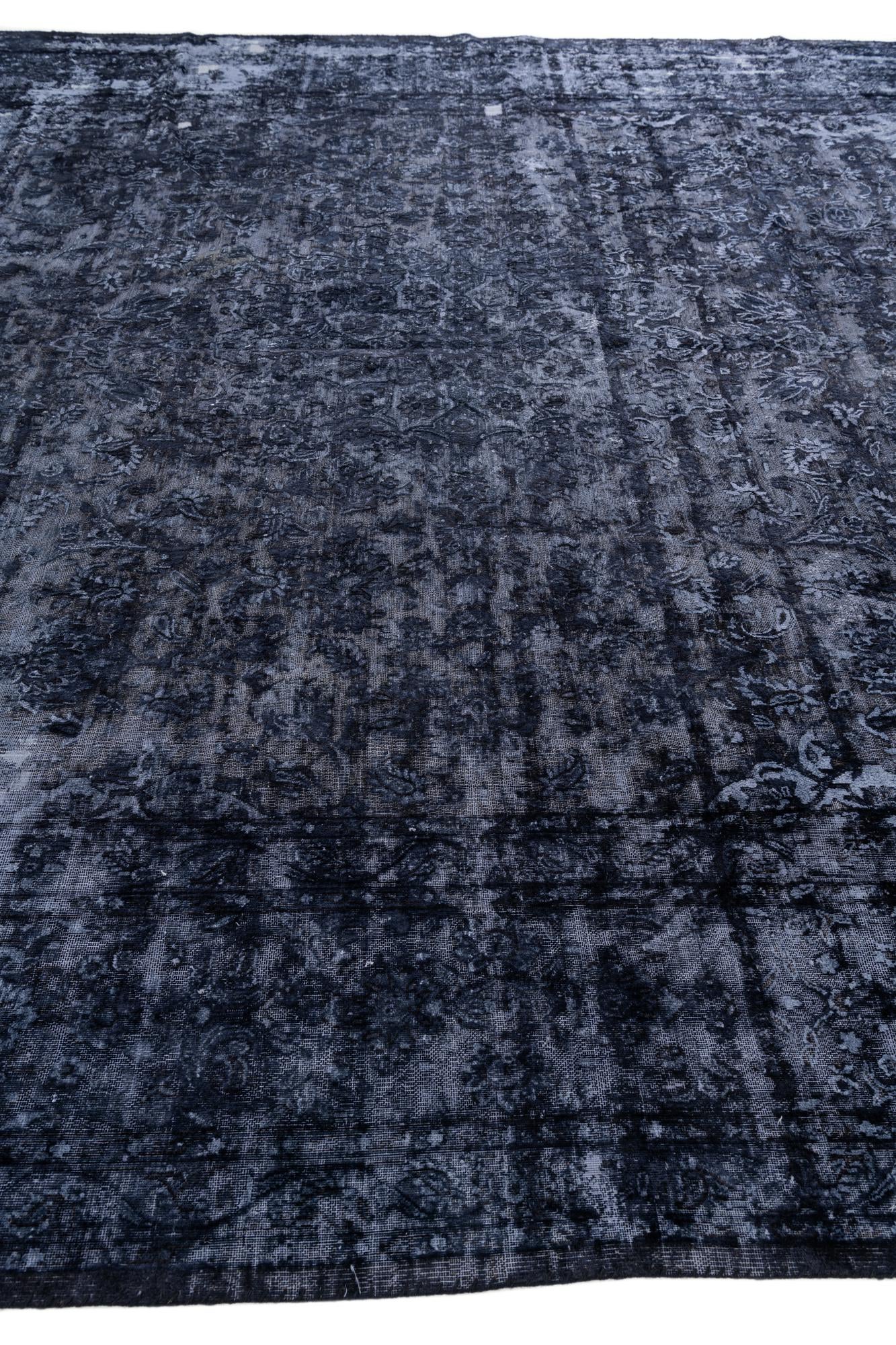 10' x 12' 9 Hand Knotted Ultra Vintage Persian Wool Rug