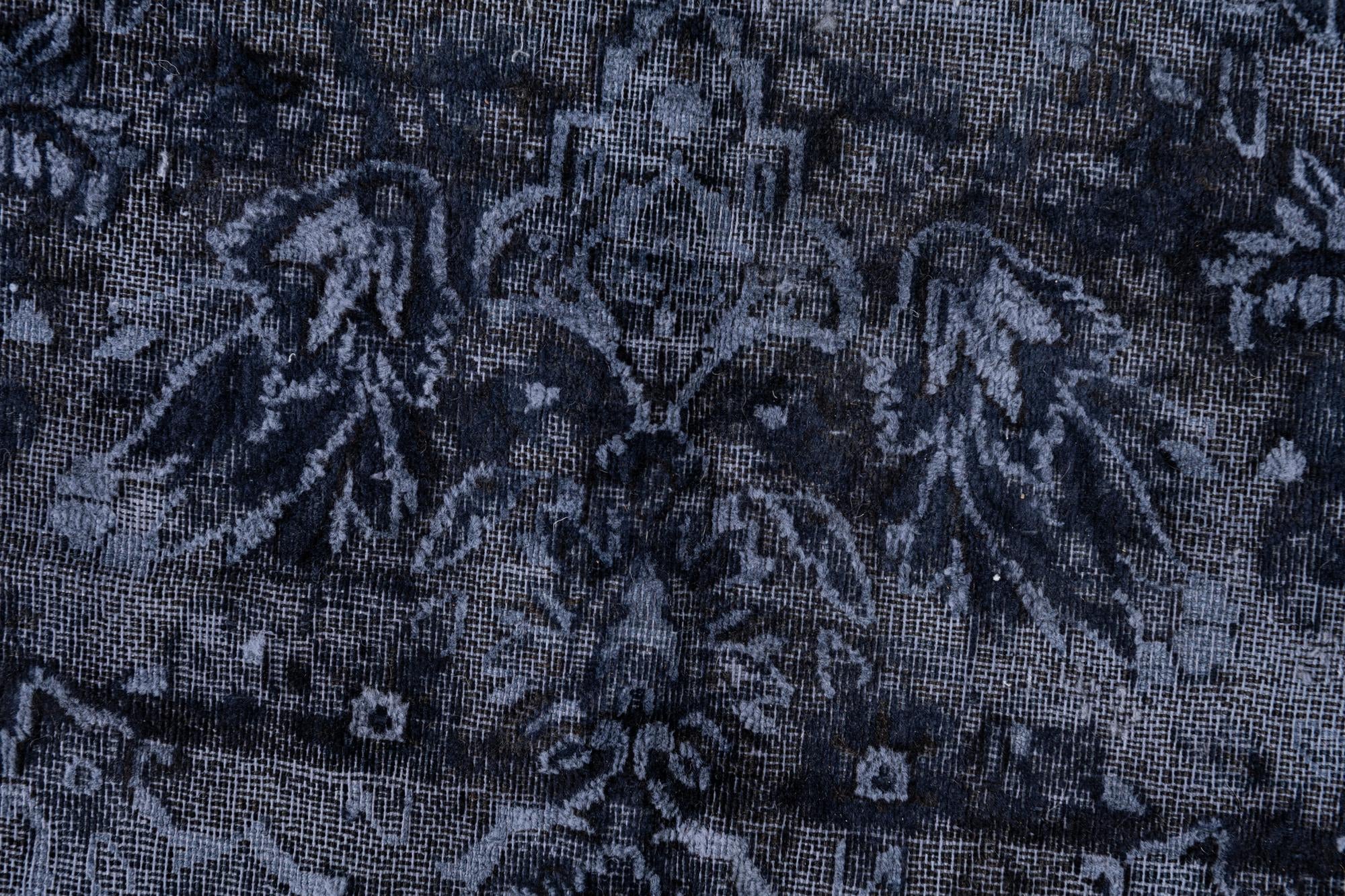 10' x 12' 9 Hand Knotted Ultra Vintage Persian Wool Rug