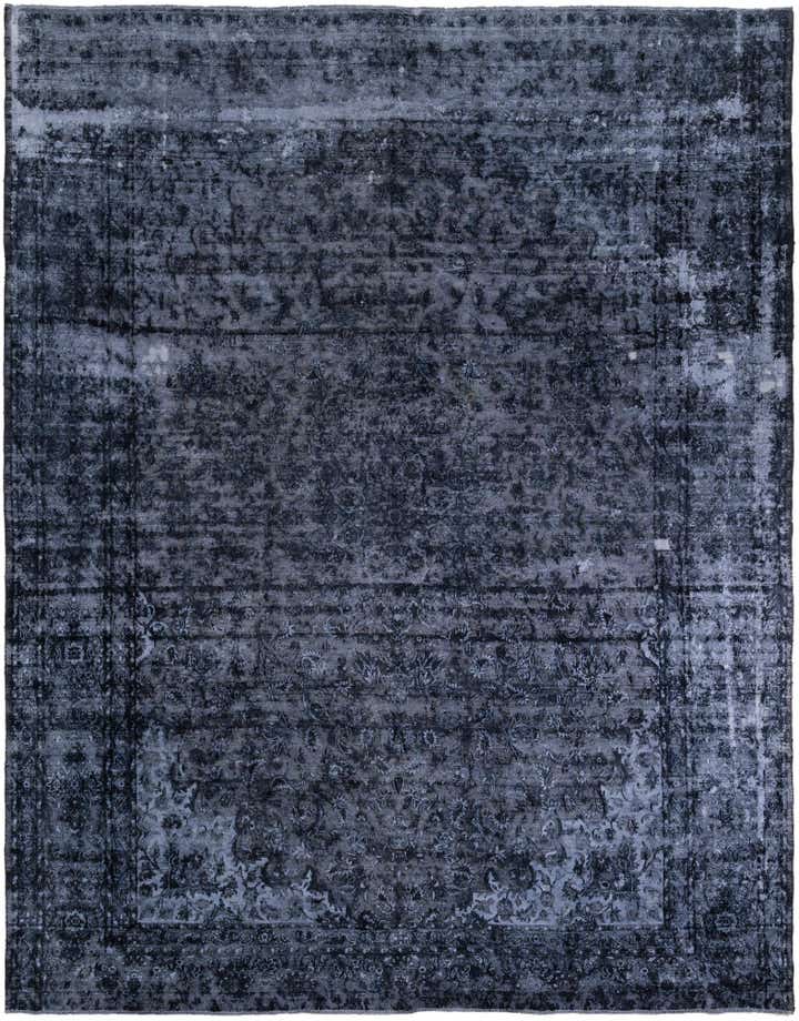 10' x 12' 9 Hand Knotted Ultra Vintage Persian Wool Rug