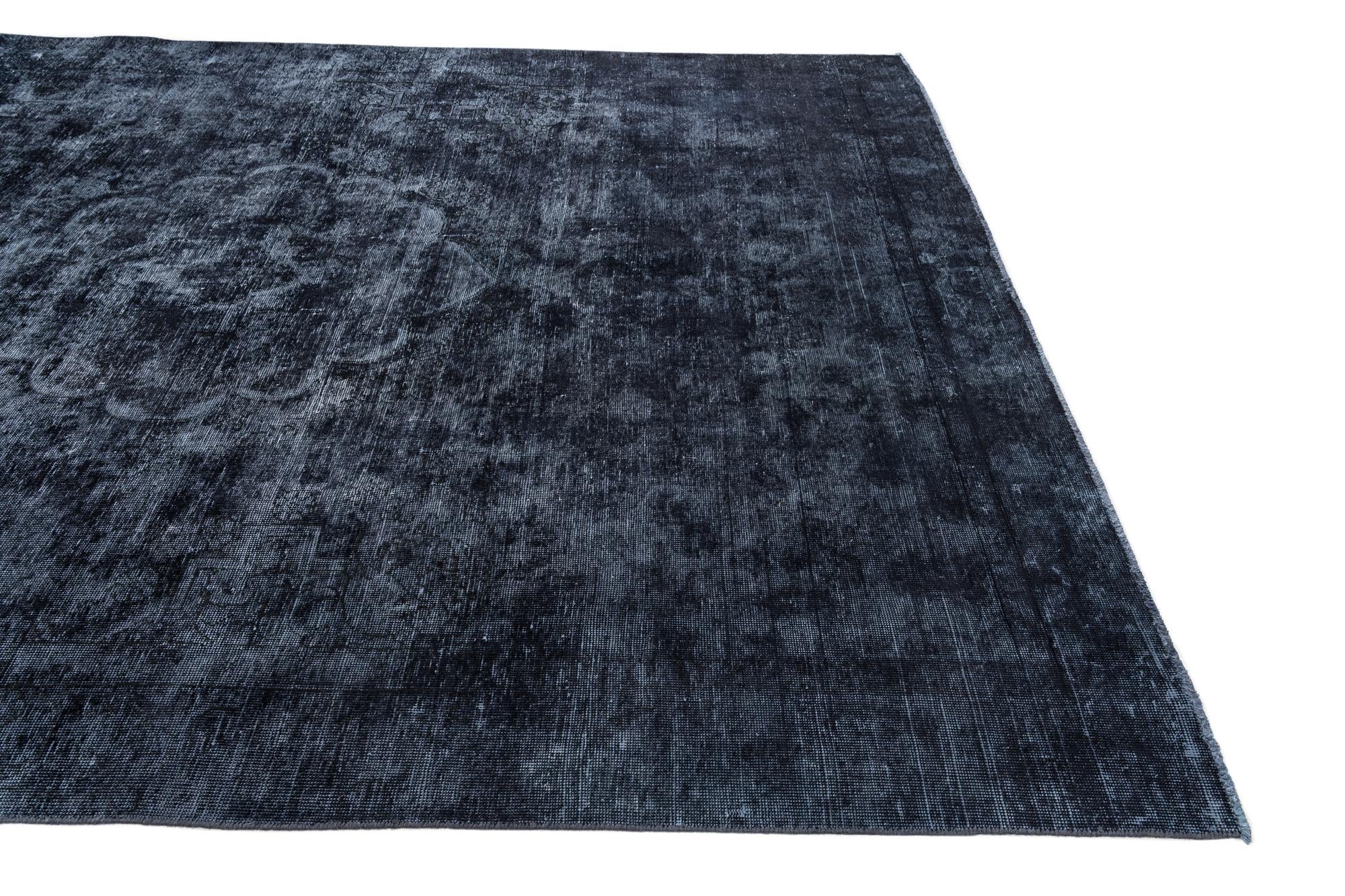 7' 4 x 10' 8 Hand Knotted Ultra Vintage Persian Wool Rug