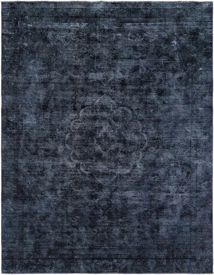 Detail image of 7' 4 x 10' 8 Hand Knotted Ultra Vintage Persian Wool Rug