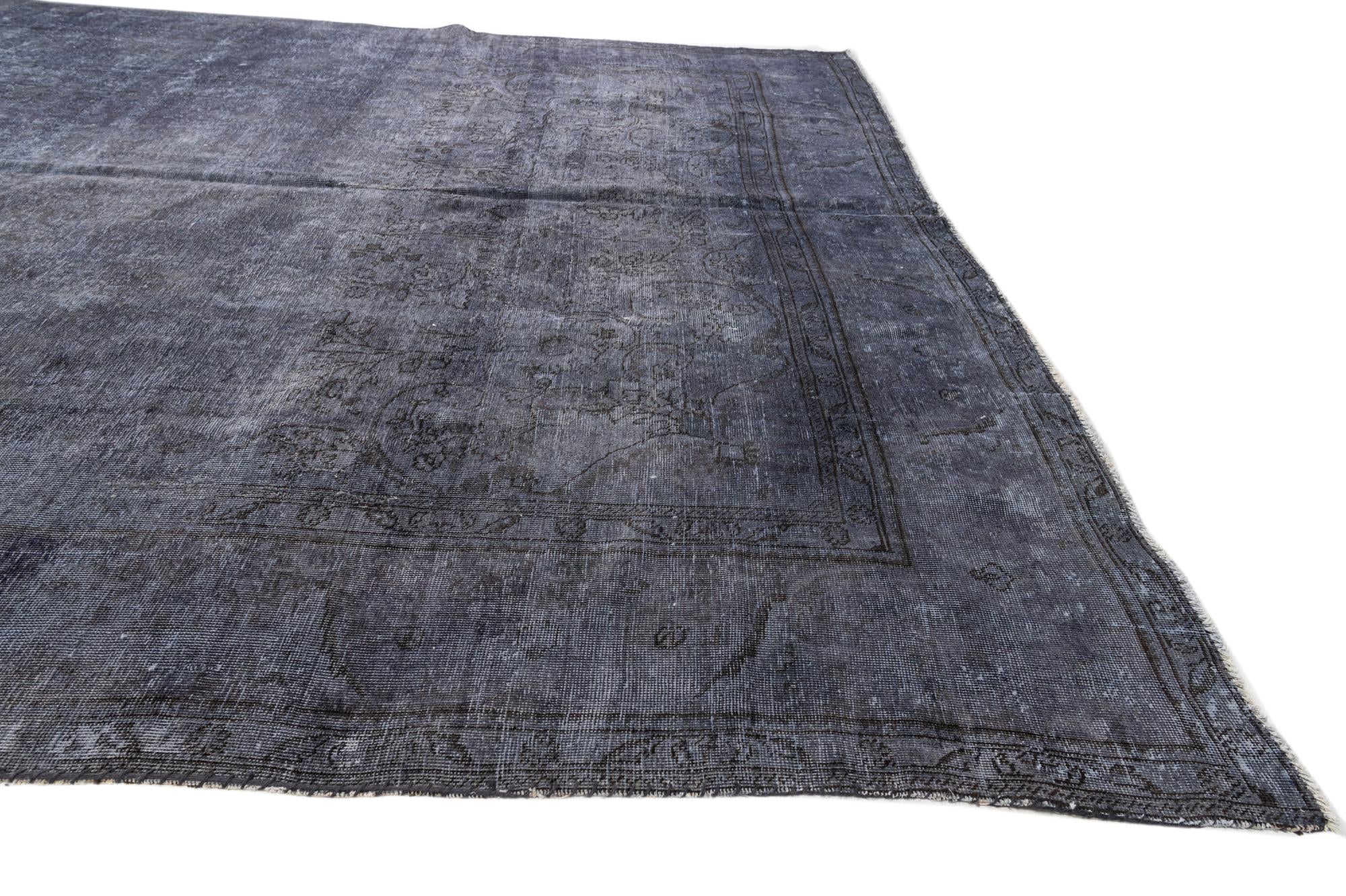 9' 6 x 12' 6 Hand Knotted Ultra Vintage Persian Wool Rug